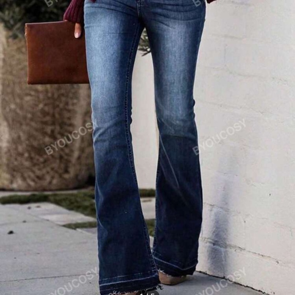 SHEIN Stretchy Flare Jean